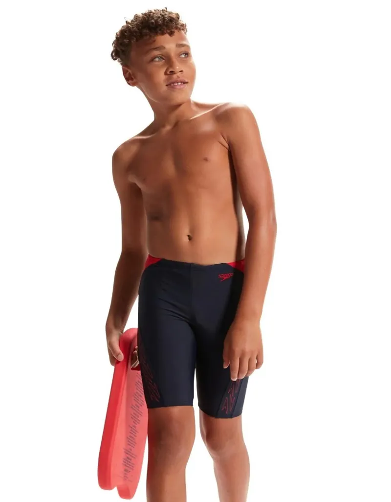 Speedo Boys Hyper Boom Splice Jammer Navy/Red-1